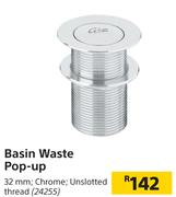 Basin Waste Pop-Up 32mm