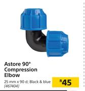 Astore Compression Elbow 25mm x 90 d