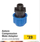 Astore Compression Male Adaptor 20mm x 3/4