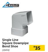 Marley Single Line Square Downpipe Bend Shoe