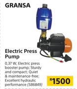 Gransa Electric Press Pump