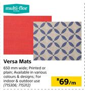 Multi-Flor Versa Mats 650mm Wide-Per m   