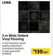 Luna 2m Wide Oxford Vinyl Flooring-Per Sqm