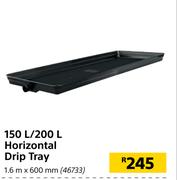150L/200L Horizontal Drip Tray 1.6m x 600mm