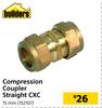 Builders Compression Coupler Straight CXC 15mm