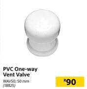 PVC One Way Vent Valve
