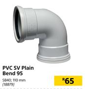 PVC SV Plain Bend 95
