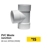 PVC Waste Junction