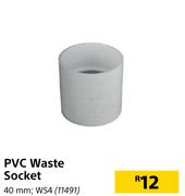 PVC Waste Socket