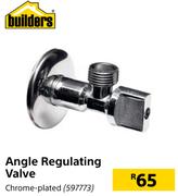 Builders Angle Regulating Valve
