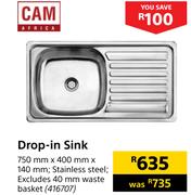 Cam Africa Drop-In Sink 416707