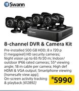 Swann 8-Channel DVR & Camera Kit