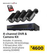 Securitymate 4-Channel DVR & Camera Kit