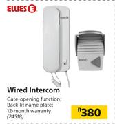 Ellies Wired Intercom