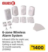 Ellies 6-Zone Wireless Alarm System