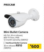 Procam Varifocal Bullet Camera 