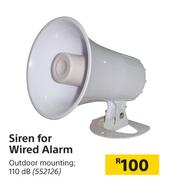 Siren For Wired Alarm