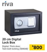 Riva 20cm Digital Lock Box