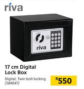 Riva 17cm Digital Lock Box