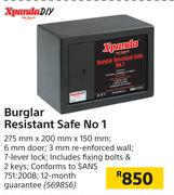 Xpanda Diy Burglar Resistant Safe No1
