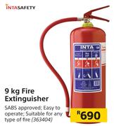 Intasafety 9kg Fire Extinguisher