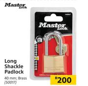 Master Lock Long Shackle Padlock