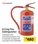 Intasafety 4.5kg Fire Extinguisher