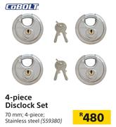 Cobolt 4-Piece Disclock Set
