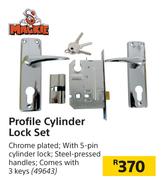 Mackie Profile Cylinder Lock Set