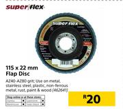Superflex 115 x 22mm Flap Disc 