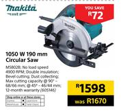 Makita 1050W 190mm Circular Saw