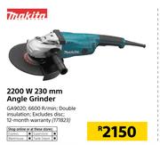 Makita 2200W 230mm Angle Grinder GA9020