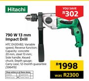 Hitachi 790W 13mm Impact Drill HTC DV20VB2