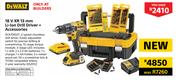 DeWalt 18V XR 13mm Li-Ion Drill Driver + Accessories