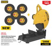 DeWalt 2300W 355mm Chopsaw With 5 Cutting Wheels