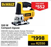 DeWalt 550W Compact Jigsaw