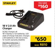 Stanley 18V 2.0 Ah Charger