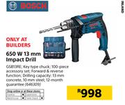 Bosch 650W 13mm Impact Drill