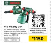 Bosch 440W Spray Gun