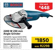 Bosch 2200W 230mm Angle Grinder