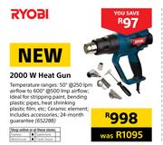 Ryobi 2000W Heat Gun