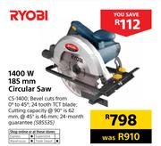 Ryobi 1400W 185mm Circular Saw