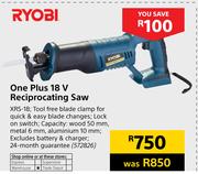 Ryobi One Plus 18V Reciprocating Saw