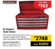 Masterarft 9 Drawer Tool Chest