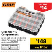 Grip Organizer 15 Compartment