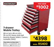 Masterarft 7 Drawer Mobile Trolley