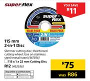 Superflex 115 x 1 x 22mm Cutting disc 462636