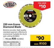 Ruwag 115mm Econo Daimond Blade 623842