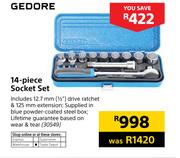 Gedore 14 Piece Socket Set
