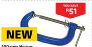 100mm Heavy Duty G-Clamp